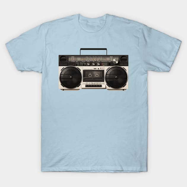 Cassette Player T-Shirt by Lamink